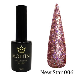 Moltini, Гель-лак New Star 6 Moltini, Гель-лак New Star 6
